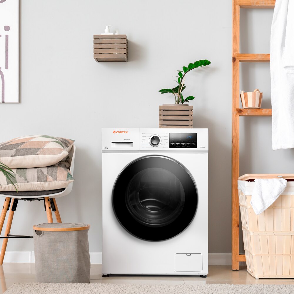 Masina de spalat rufe frontala VORTEX VMA914D02S, 9 kg, 1400rpm, Clasa A, alb