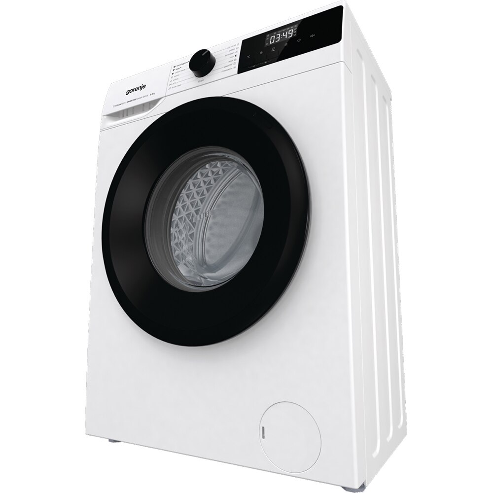 Masina de spalat rufe frontala GORENJE W11NHPI84AS, SteamTech, 8 kg, 1400rpm, Clasa A, alb