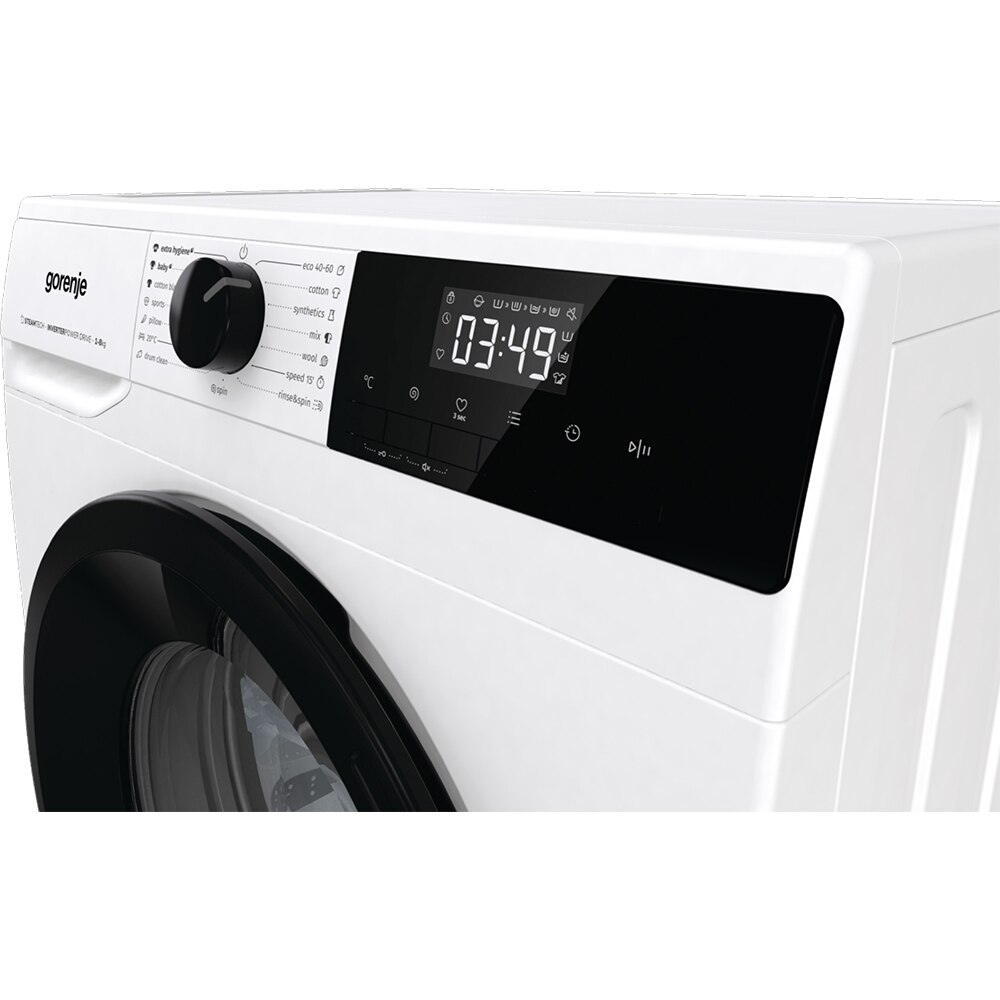 Masina de spalat rufe frontala GORENJE W11NHPI84AS, SteamTech, 8 kg, 1400rpm, Clasa A, alb