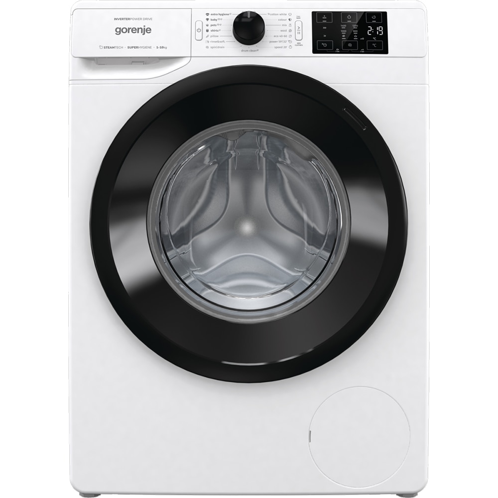 Masina de spalat rufe frontala GORENJE W2NEI1P4ADS, SteamTech, 10 kg, 1400rpm, Clasa A, alb