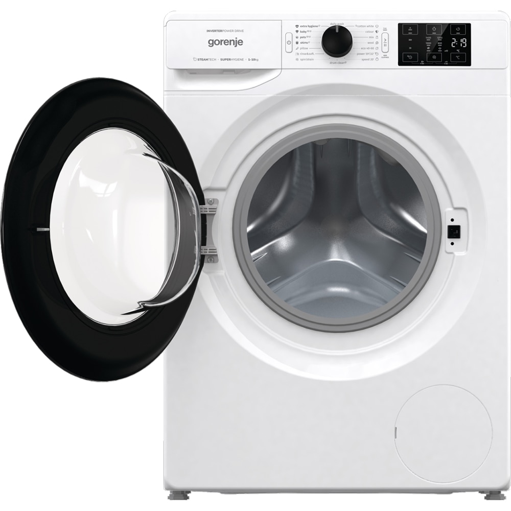 Masina de spalat rufe frontala GORENJE W2NEI1P4ADS, SteamTech, 10 kg, 1400rpm, Clasa A, alb
