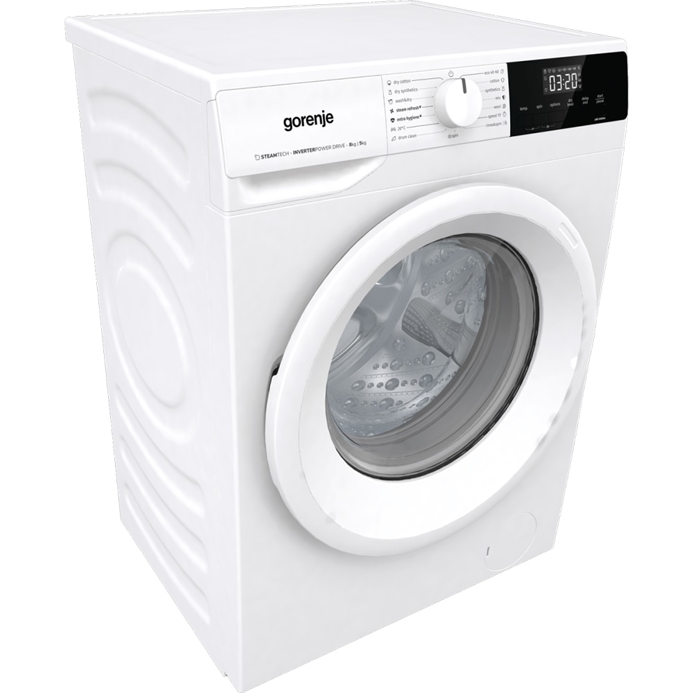 Masina de spalat rufe frontala cu uscator GORENJE W3D2A854ADS, 8/5 kg, 1400rpm, Clasa A/D, alb