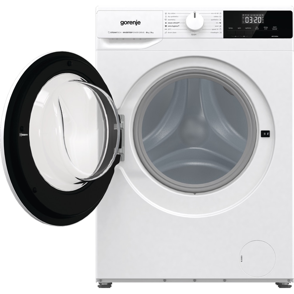 Masina de spalat rufe frontala cu uscator GORENJE W3D2A854ADS, 8/5 kg, 1400rpm, Clasa A/D, alb