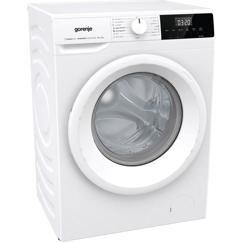 Masina de spalat rufe frontala cu uscator GORENJE W3D2A854ADS, 8/5 kg, 1400rpm, Clasa A/D, alb