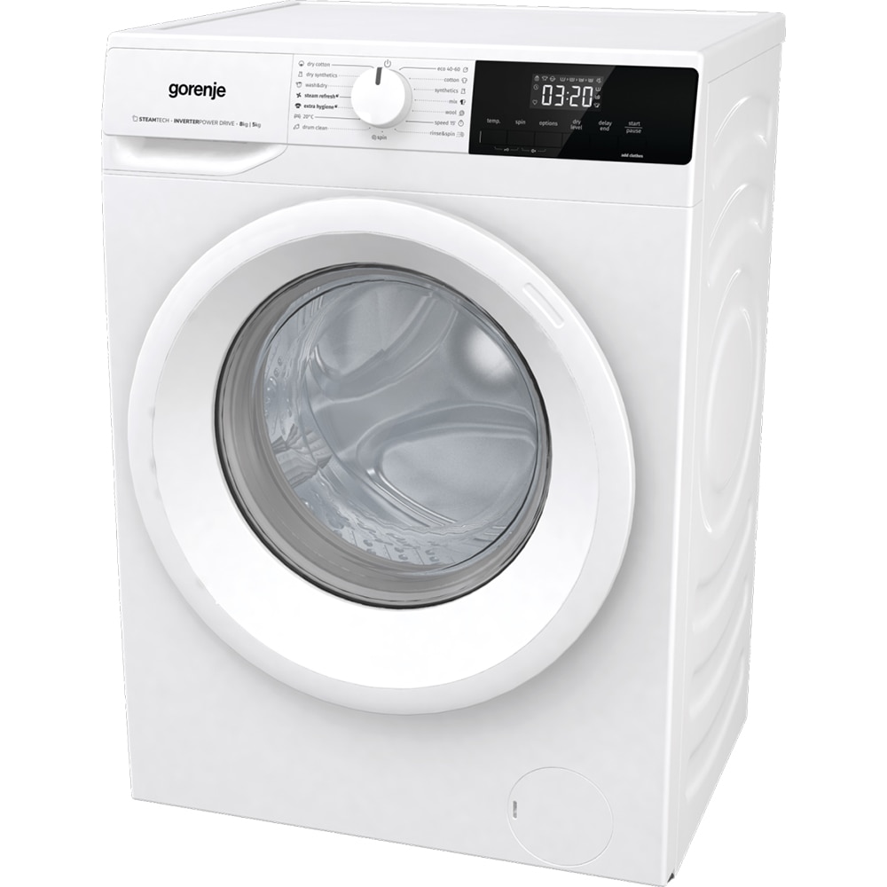 Masina de spalat rufe frontala cu uscator GORENJE W3D2A854ADS, 8/5 kg, 1400rpm, Clasa A/D, alb