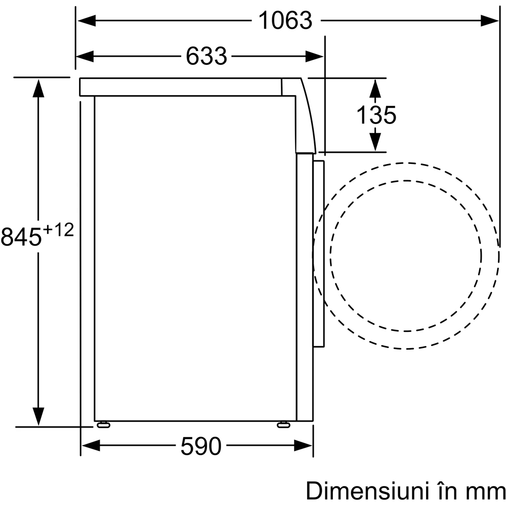 Masina de spalat rufe frontala BOSCH WAN24293BY, 8 kg, 1200rpm, Clasa A, alb