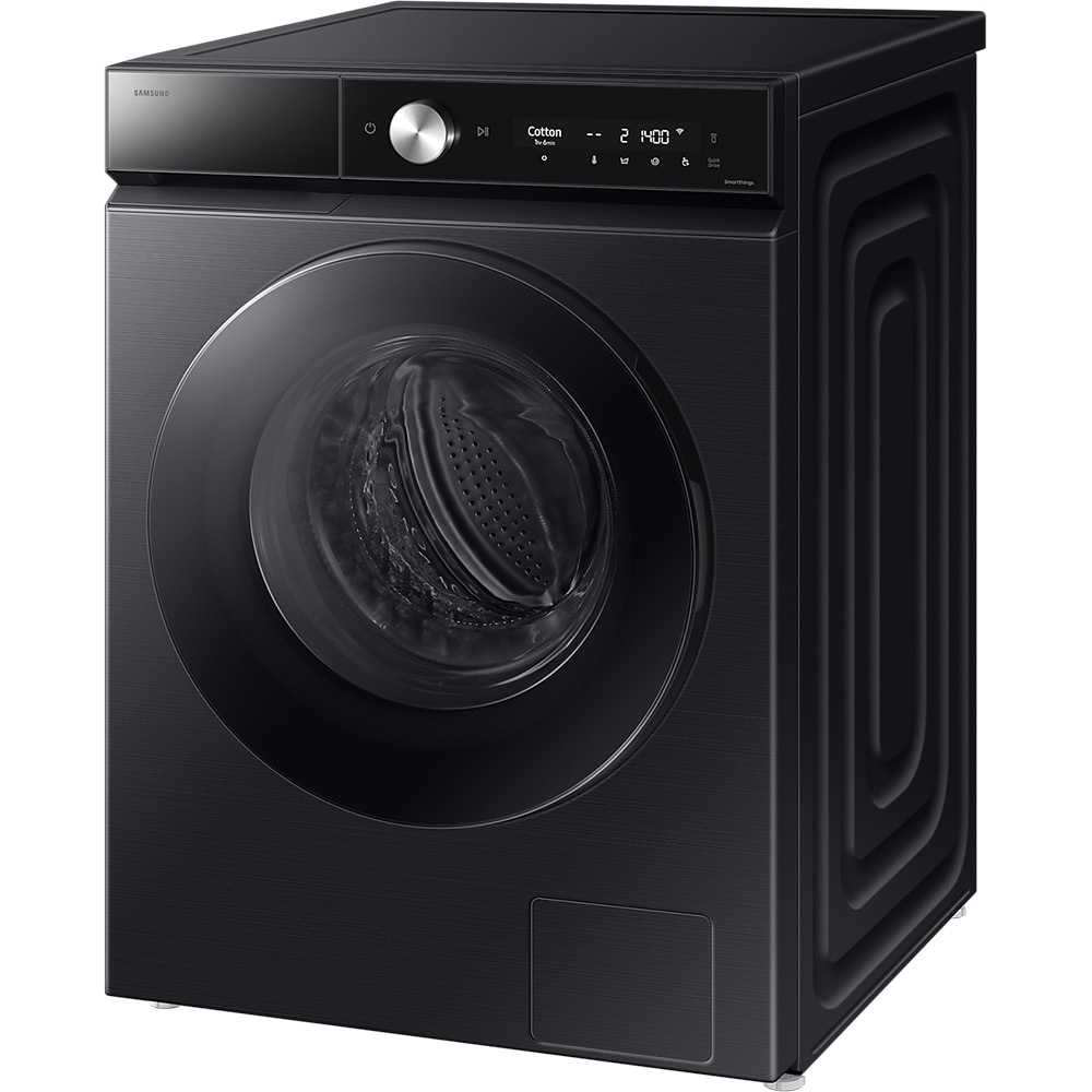 Masina de spalat rufe frontala cu uscator SAMSUNG WD11DB8B85GBU4, AI Control, Eco Bubble, 11/6 kg, 1400rpm, Clasa A/D, negru