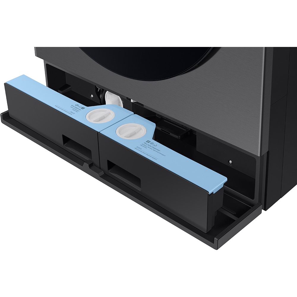 Masina de spalat rufe frontala cu uscator SAMSUNG WD18DB8995BZT2, AI EcoBubble, AI Energy, 18/11 kg, 1000rpm, Clasa A, negru