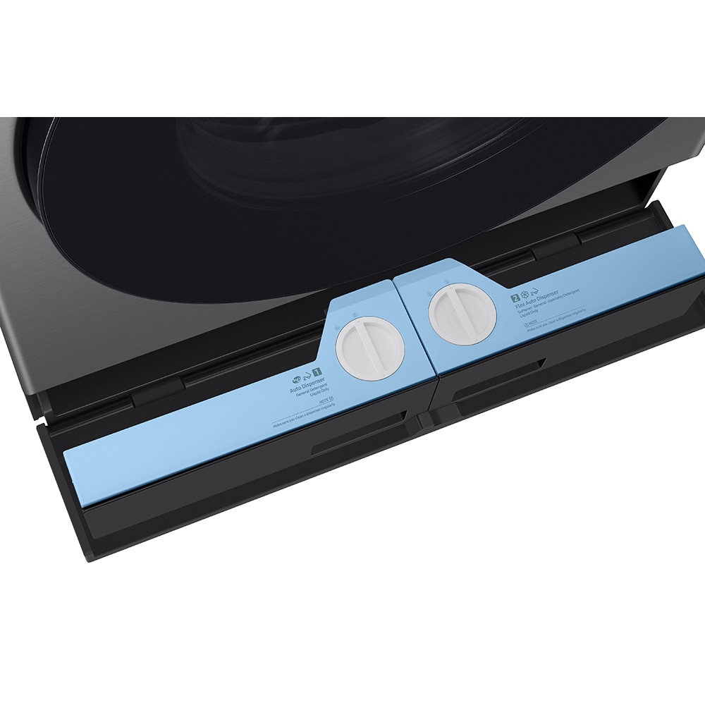 Masina de spalat rufe frontala cu uscator SAMSUNG WD18DB8995BZT2, AI EcoBubble, AI Energy, 18/11 kg, 1000rpm, Clasa A, negru