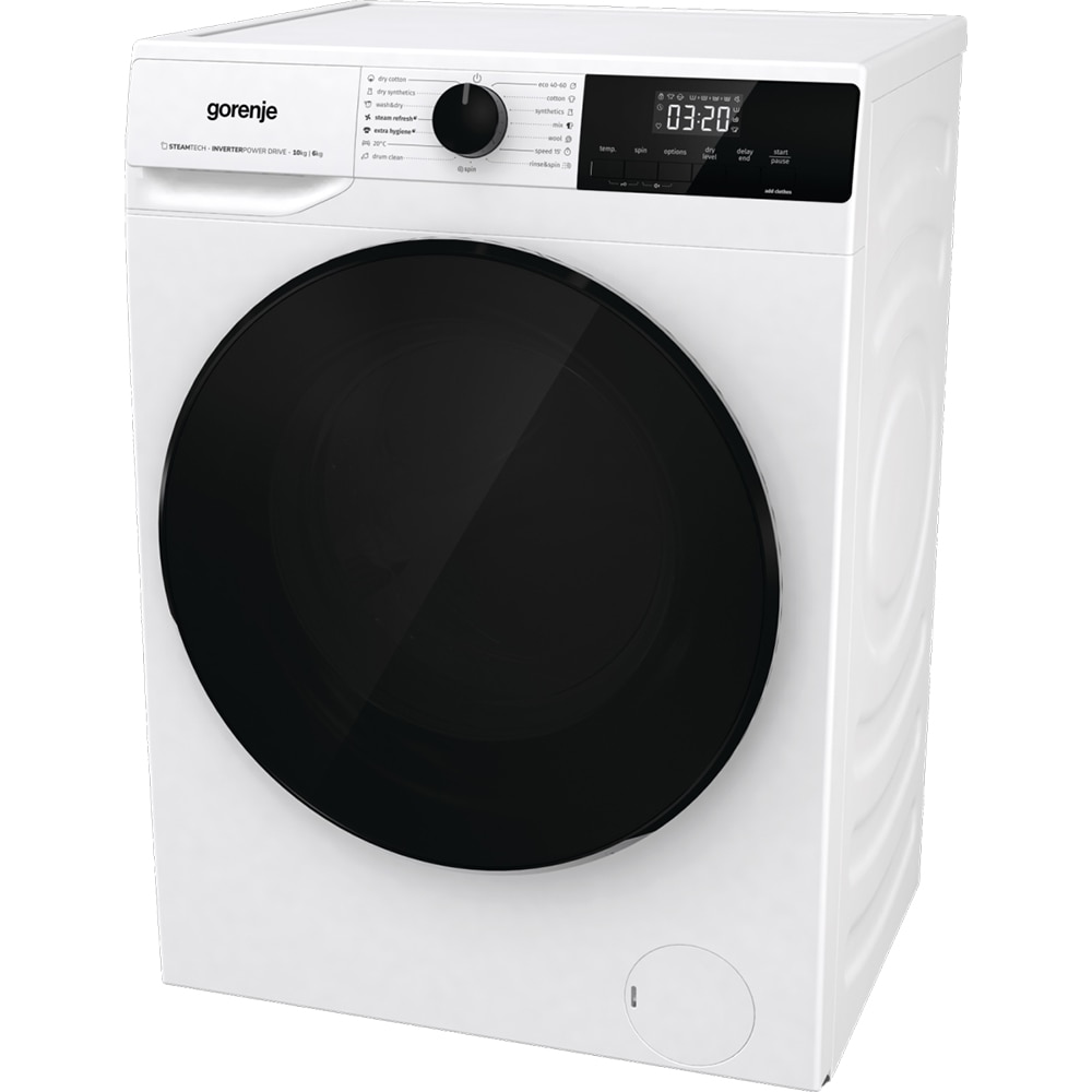Masina de spalat rufe frontala cu uscator GORENJE WD2A164ADS, 10/6 kg, 1400rpm, Clasa A/D, alb
