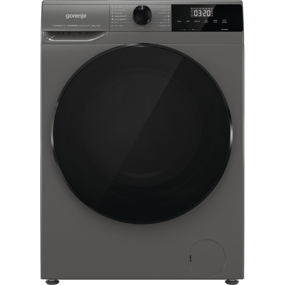Masina de spalat rufe frontala cu uscator GORENJE WD2A164ADS/A, 10/6 kg, 1400rpm, Clasa A/D, antracit