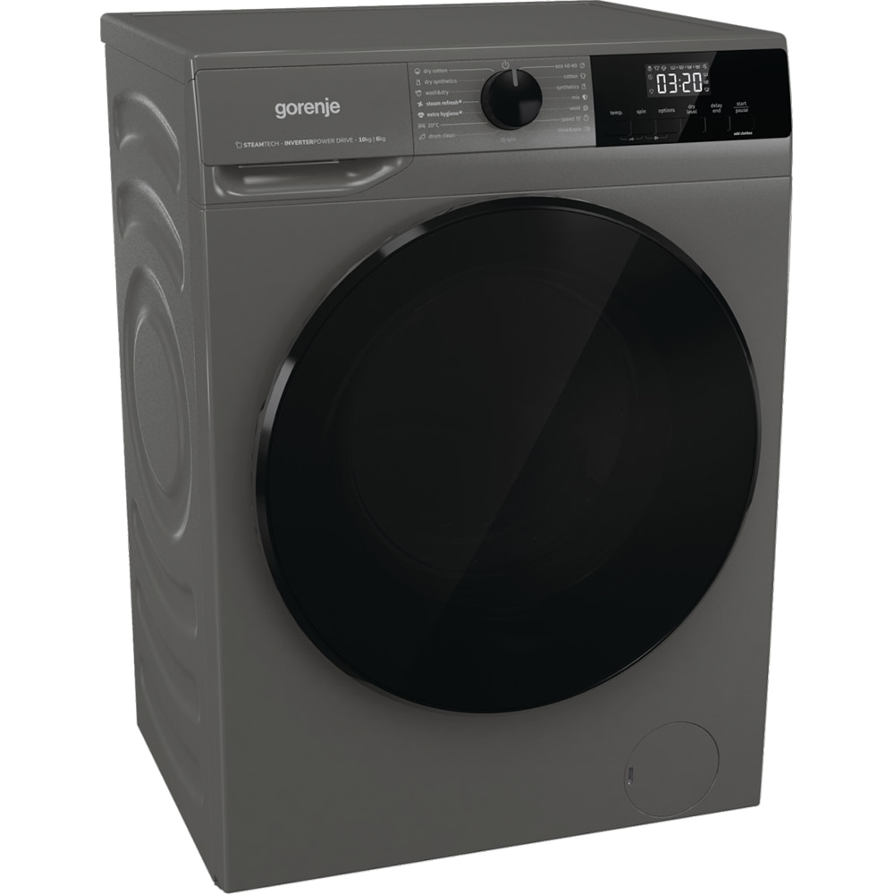 Masina de spalat rufe frontala cu uscator GORENJE WD2A164ADS/A, 10/6 kg, 1400rpm, Clasa A/D, antracit