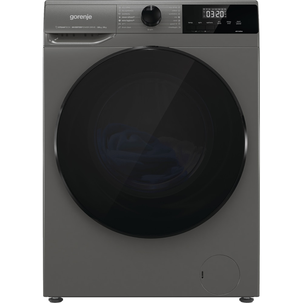 Masina de spalat rufe frontala cu uscator GORENJE WD2A164ADS/A, 10/6 kg, 1400rpm, Clasa A/D, antracit