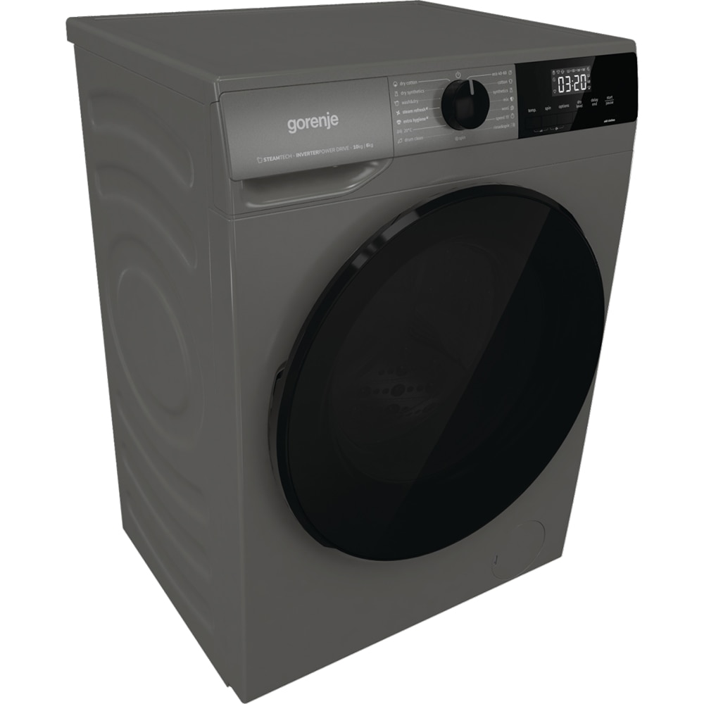 Masina de spalat rufe frontala cu uscator GORENJE WD2A164ADS/A, 10/6 kg, 1400rpm, Clasa A/D, antracit