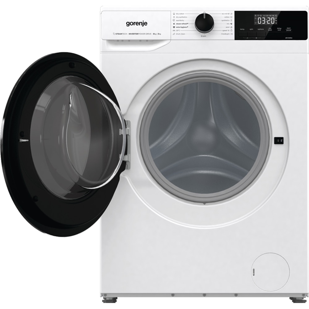 Masina de spalat rufe frontala cu uscator GORENJE WD2A854ADS, 8/5 kg, 1400rpm, Clasa A/D, alb