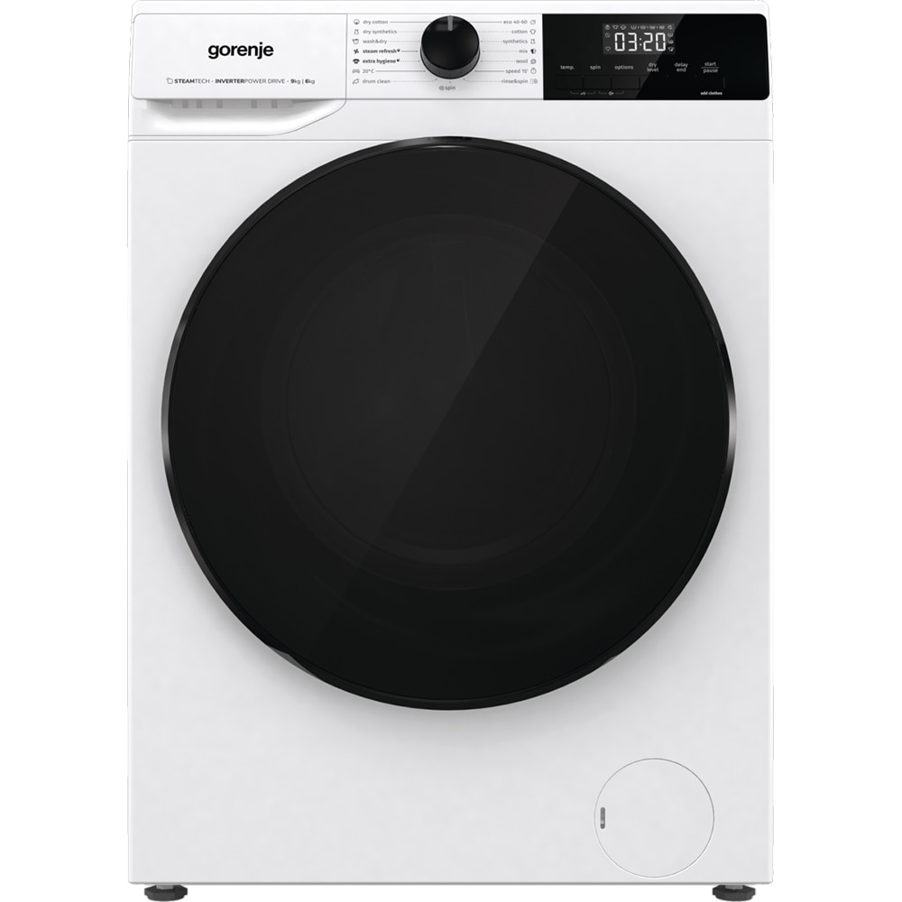 Masina de spalat rufe frontala cu uscator GORENJE WD2A964ADS, 9/6 kg, 1400rpm, Clasa A/D, alb