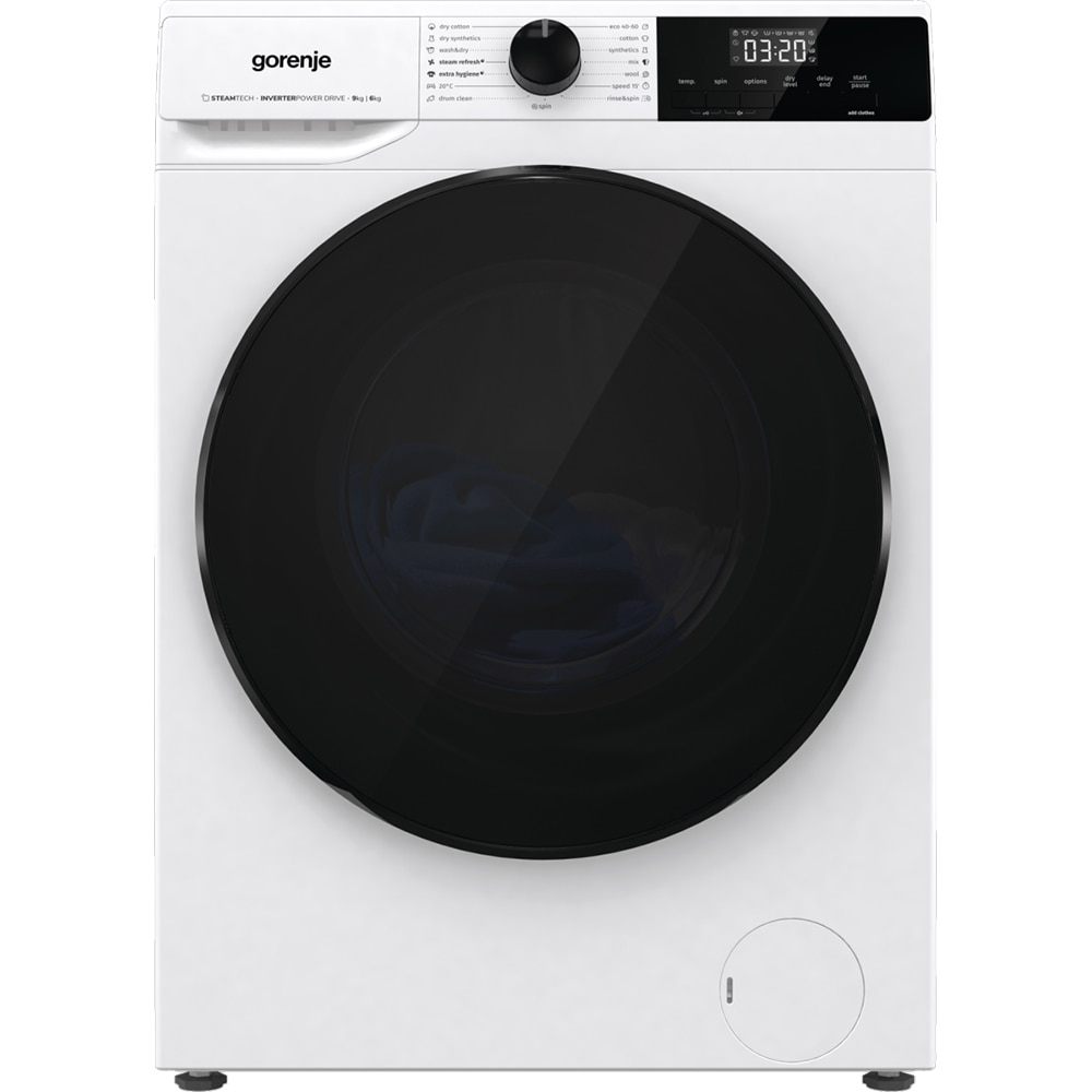 Masina de spalat rufe frontala cu uscator GORENJE WD2A964ADS, 9/6 kg, 1400rpm, Clasa A/D, alb