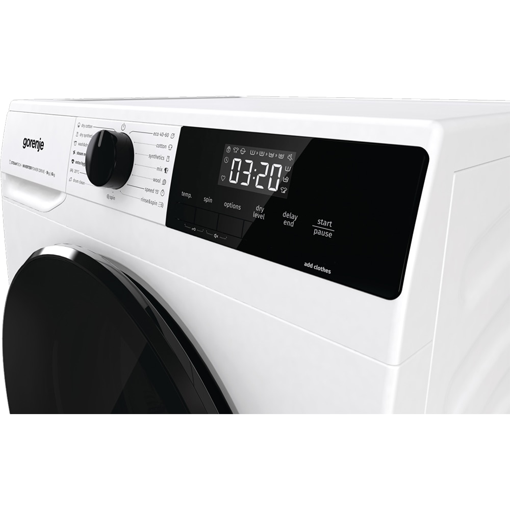 Masina de spalat rufe frontala cu uscator GORENJE WD2A964ADS, 9/6 kg, 1400rpm, Clasa A/D, alb
