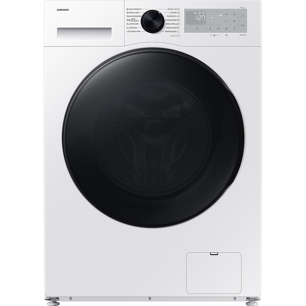 Masina de spalat rufe frontala cu uscator SAMSUNG WD90DG5B15BHLE, Wi-Fi, Eco Bubble, 9/6 kg, 1400rpm, Clasa A/D, alb