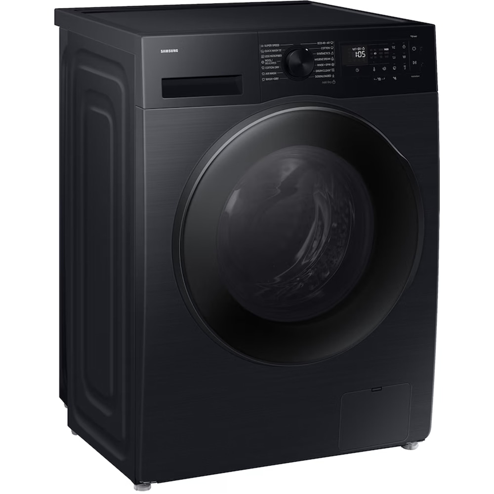 Masina de spalat rufe frontala slim cu uscator SAMSUNG WD90DG5G34BBLE, AI EcoBubble, AI Energy, 9/5 kg, 1400rpm, Clasa A/E, negru