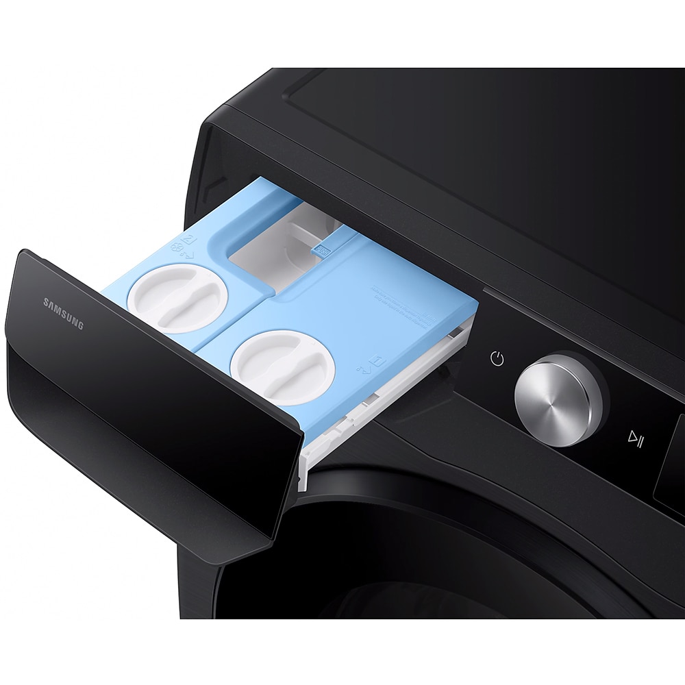 Masina de spalat rufe frontala cu uscator SAMSUNG WD90DG6G94BBU4, AI EcoBubble, AI Energy, 9/5 kg, 1400rpm, Clasa A, negru