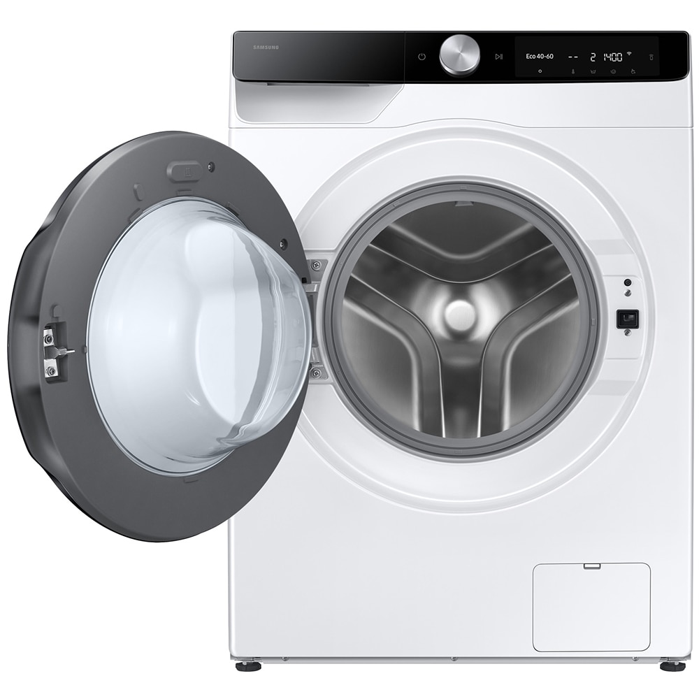 Masina de spalat rufe frontala slim cu uscator SAMSUNG WD90DG6G94BKU4, AI EcoBubble, AI Energy, 9/5 kg, 1400rpm, Clasa A/E, alb