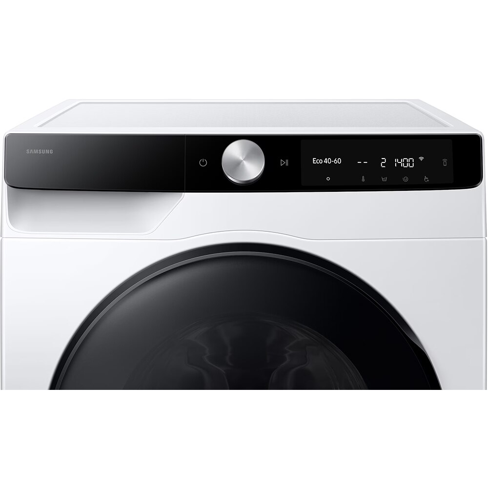 Masina de spalat rufe frontala slim cu uscator SAMSUNG WD90DG6G94BKU4, AI EcoBubble, AI Energy, 9/5 kg, 1400rpm, Clasa A/E, alb