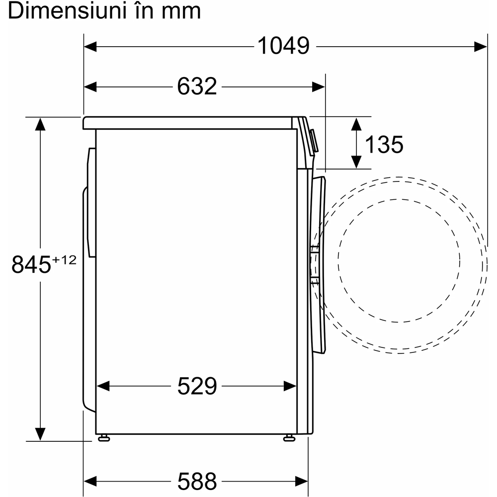 Masina de spalat rufe frontala BOSCH WGG242Z3BY, 9 kg, 1200rpm, Clasa A, alb
