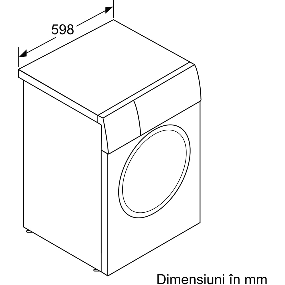 Masina de spalat rufe frontala BOSCH WGG244F9BY, 9 kg, 1400rpm, Clasa A, alb