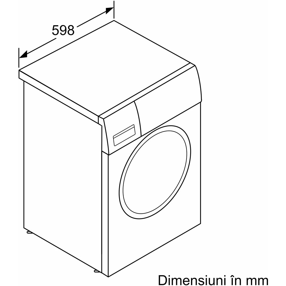 Masina de spalat rufe frontala BOSCH WGG244Z4BY, 9 kg, 1400rpm, Clasa A, alb