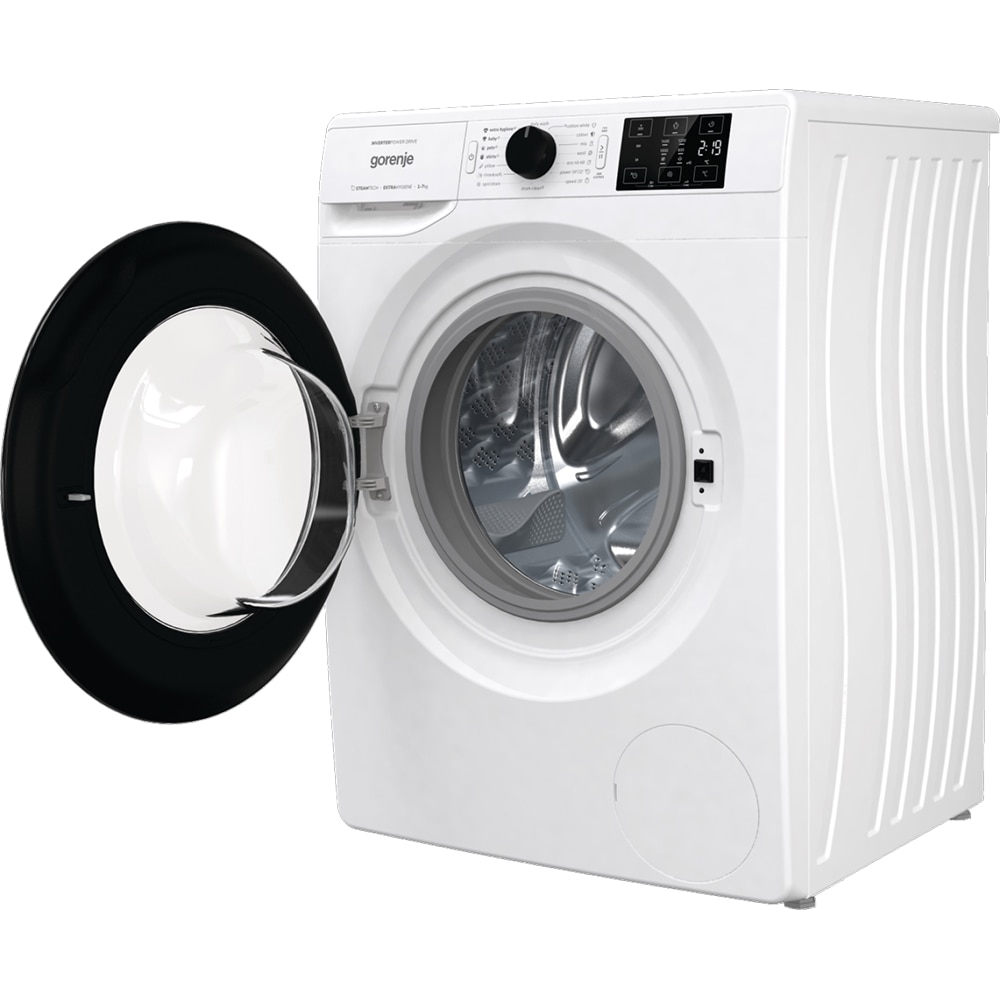 Masina de spalat rufe frontala GORENJE WNEI74AS, SteamTech, 7kg, 1400rpm, Clasa A, alb