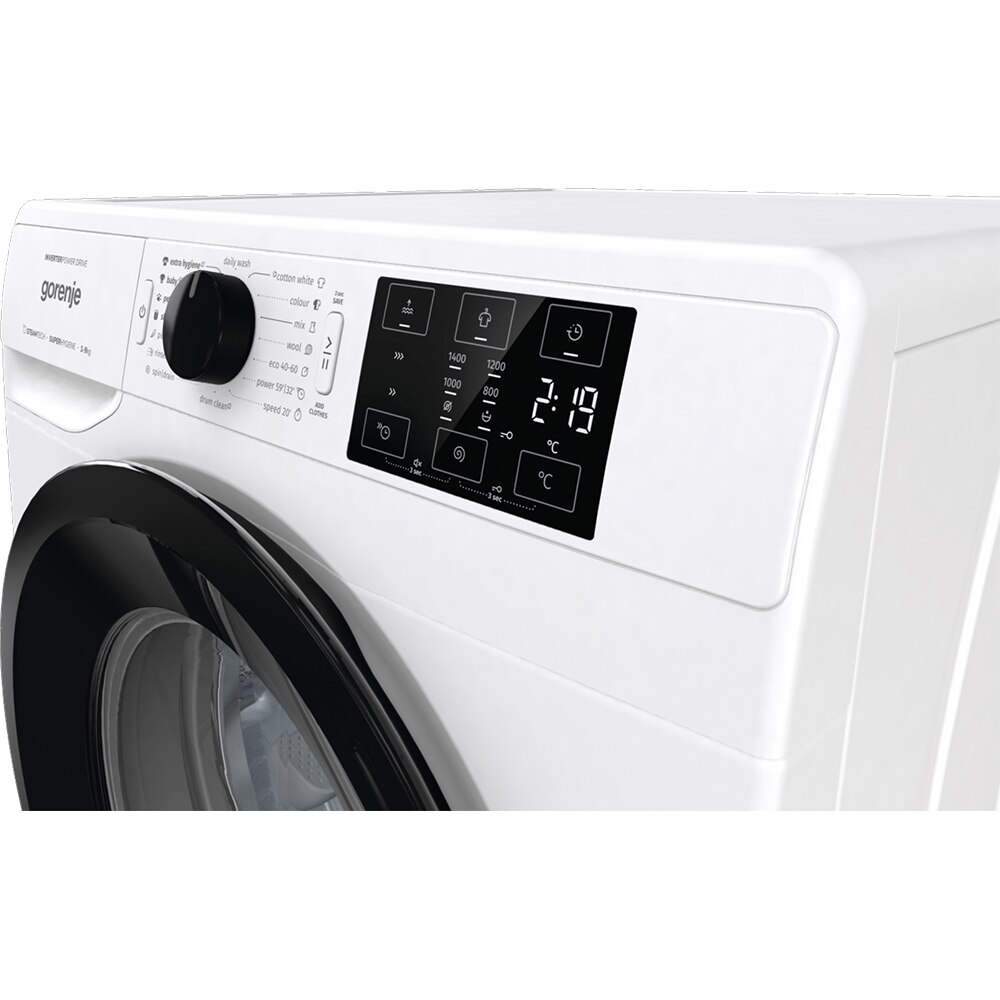 Masina de spalat rufe frontala GORENJE WNEI94ADS, 9 kg, 1400rpm, Clasa A, alb
