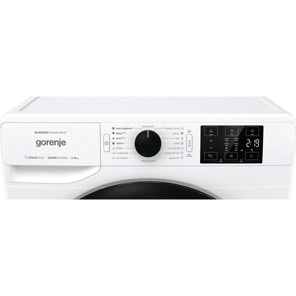 Masina de spalat rufe frontala GORENJE WNEI94ADS, 9 kg, 1400rpm, Clasa A, alb