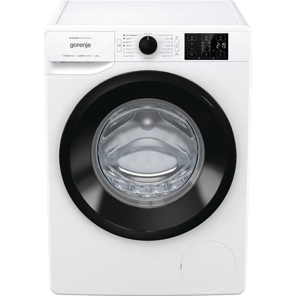 Masina de spalat rufe frontala GORENJE WNEI94ADS, 9 kg, 1400rpm, Clasa A, alb