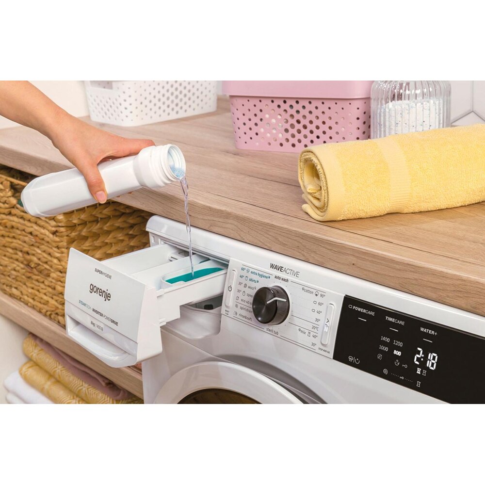 Masina de spalat rufe frontala GORENJE WNEI94ADS, 9 kg, 1400rpm, Clasa A, alb