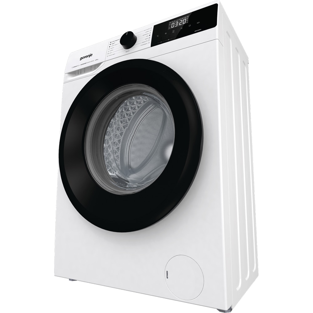 Masina de spalat rufe frontala slim GORENJE WNHEI62SAS, SteamTech, 6 kg, 1200rpm, Clasa A, alb