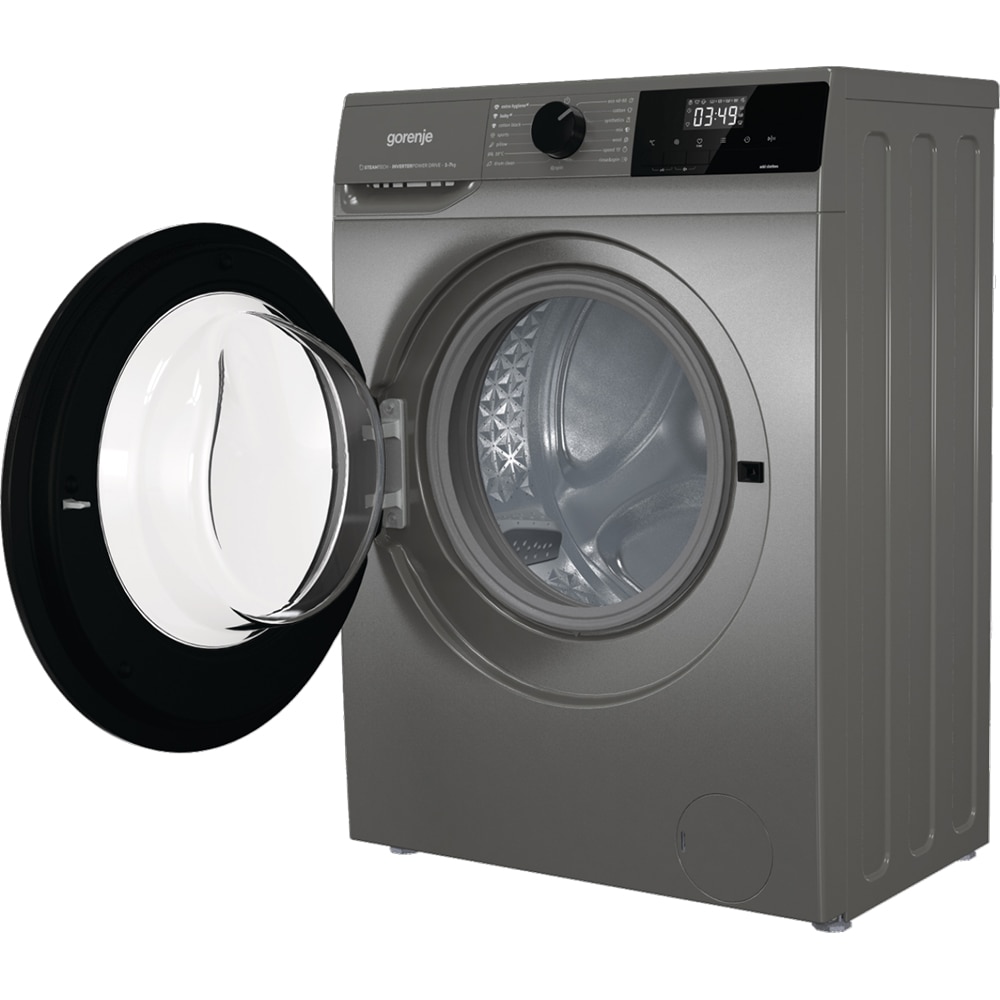 Masina de spalat rufe frontala slim GORENJE WNHEI74SAS/A, Steamtech, 7 kg, 1400rpm, Clasa A, antracit