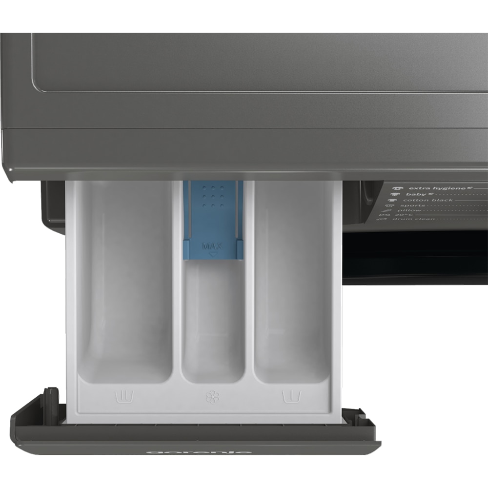 Masina de spalat rufe frontala slim GORENJE WNHEI74SAS/A, Steamtech, 7 kg, 1400rpm, Clasa A, antracit