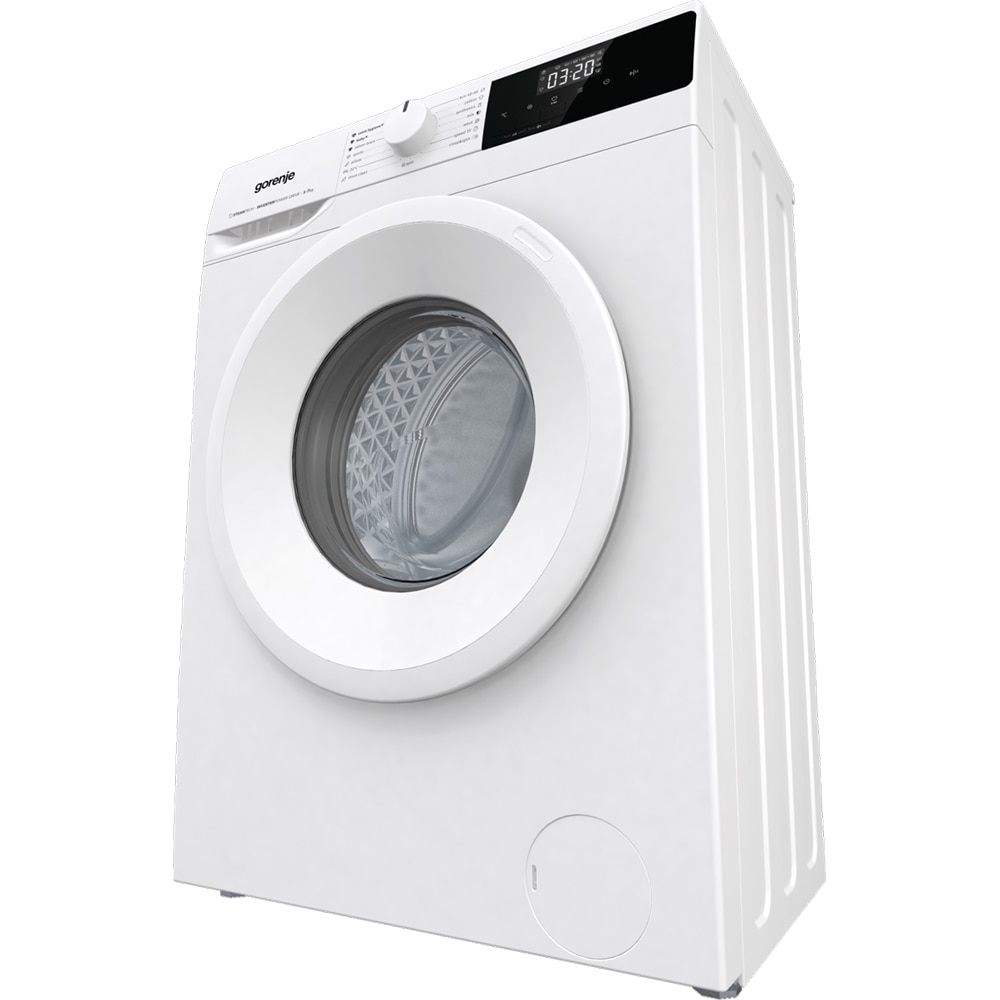 Masina de spalat rufe frontala slim GORENJE WNHPI72SCS, SteamTech, 7 kg, 1200rpm, Clasa C, alb