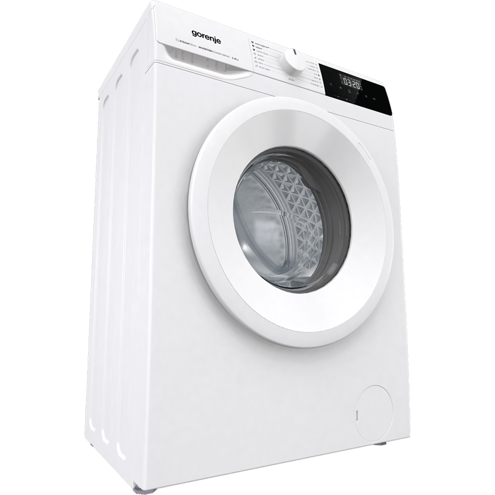 Masina de spalat rufe frontala GORENJE WNHPI84AS, SteamTech, 8 kg, 1400rpm, Clasa A, alb