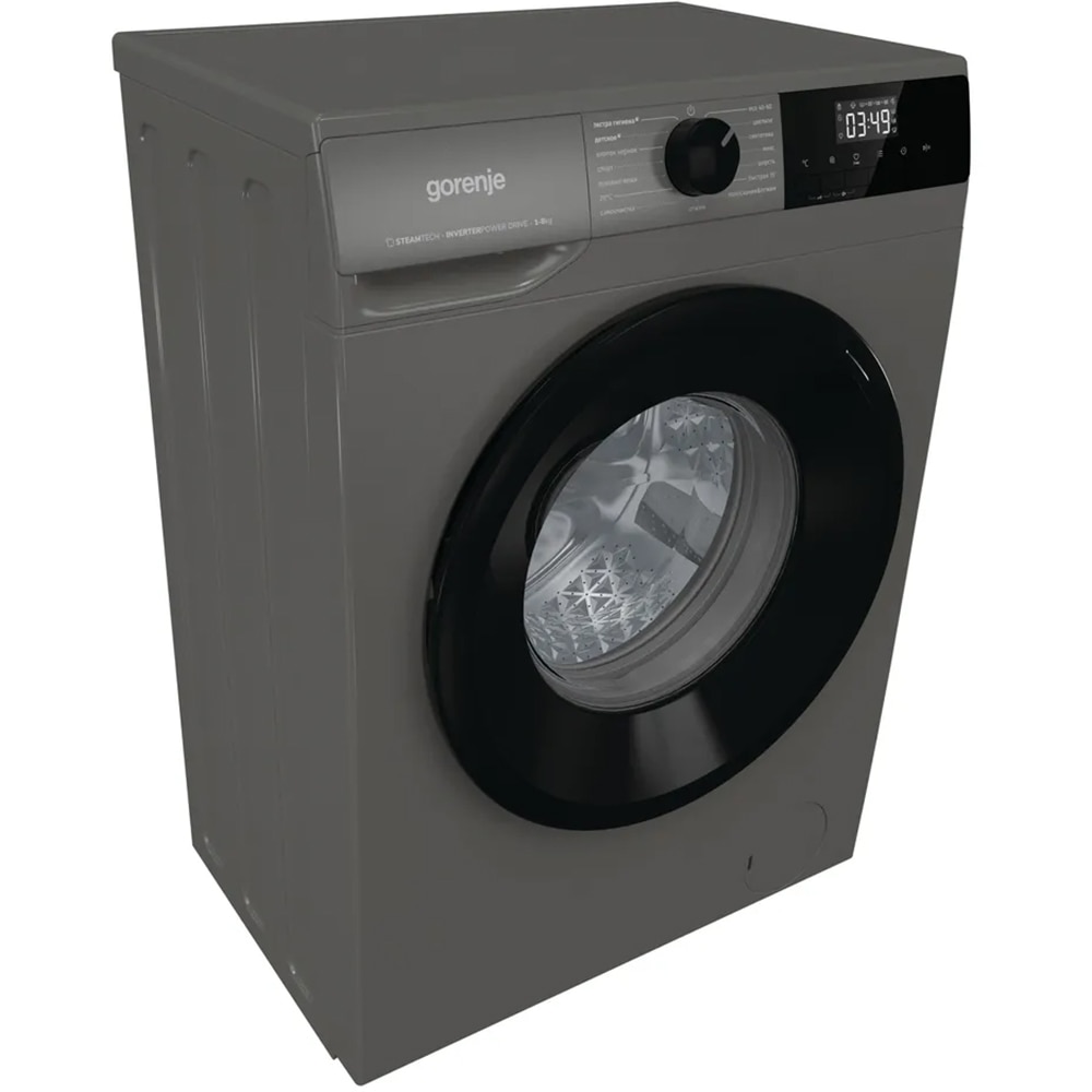 Masina de spalat rufe frontala GORENJE WNHPI84AS/A, Steamtech, 8 kg, 1400rpm, Clasa A, antracit