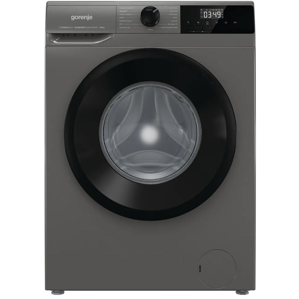 Masina de spalat rufe frontala GORENJE WNHPI84AS/A, Steamtech, 8 kg, 1400rpm, Clasa A, antracit