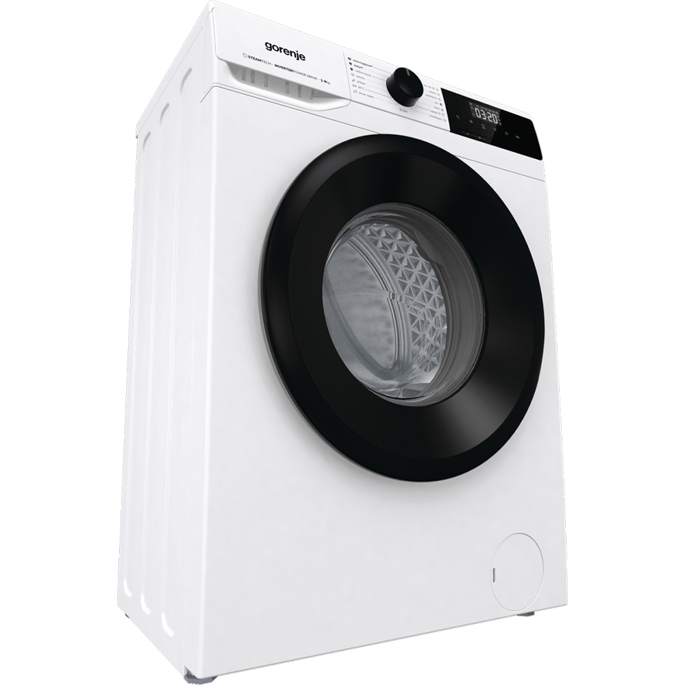 Masina de spalat rufe frontala GORENJE WNHPI94BS, SteamTech, 9 kg, 1400rpm, Clasa B, alb