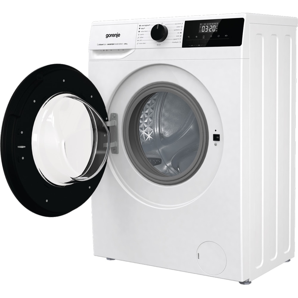 Masina de spalat rufe frontala GORENJE WNHPI94BS, SteamTech, 9 kg, 1400rpm, Clasa B, alb