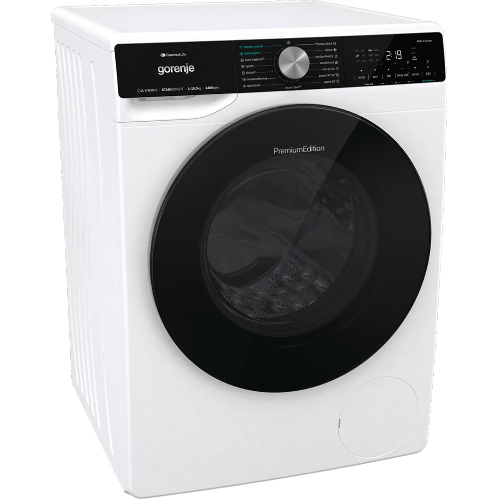 Masina de spalat rufe frontala GORENJE WNS1X4ARTWIFI, SteamTech, 10.5 kg, 1400rpm, Clasa A, alb