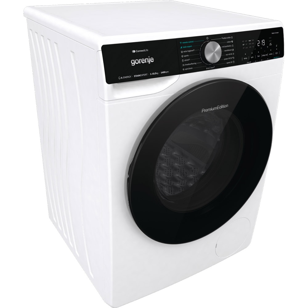 Masina de spalat rufe frontala GORENJE WNS1X4ARTWIFI, SteamTech, 10.5 kg, 1400rpm, Clasa A, alb