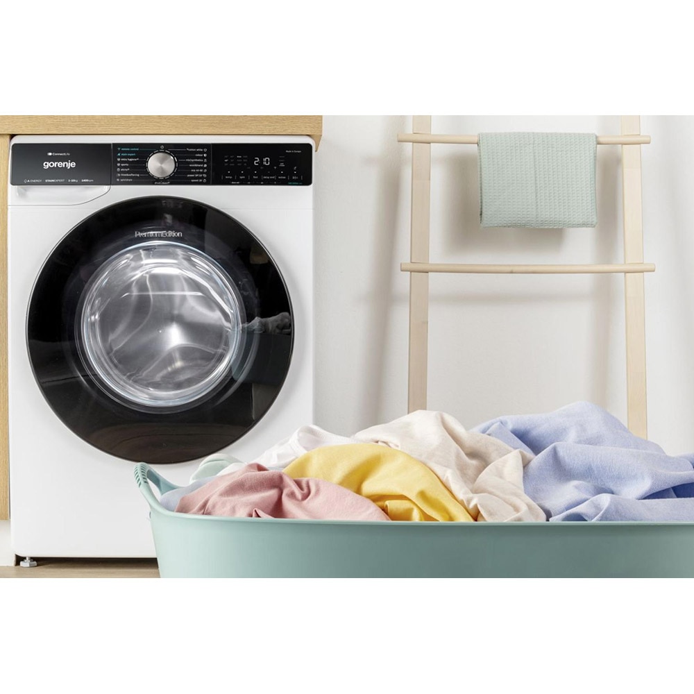 Masina de spalat rufe frontala GORENJE WNS1X4ARTWIFI, SteamTech, 10.5 kg, 1400rpm, Clasa A, alb