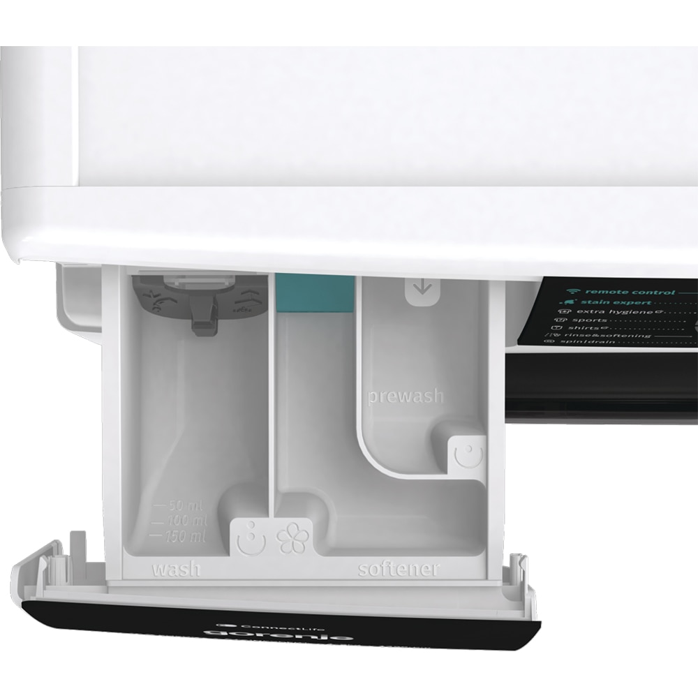 Masina de spalat rufe frontala GORENJE WNS94A1TWIFI, SteamTech, 9 kg, 1400rpm, Clasa A, Wi-Fi, alb