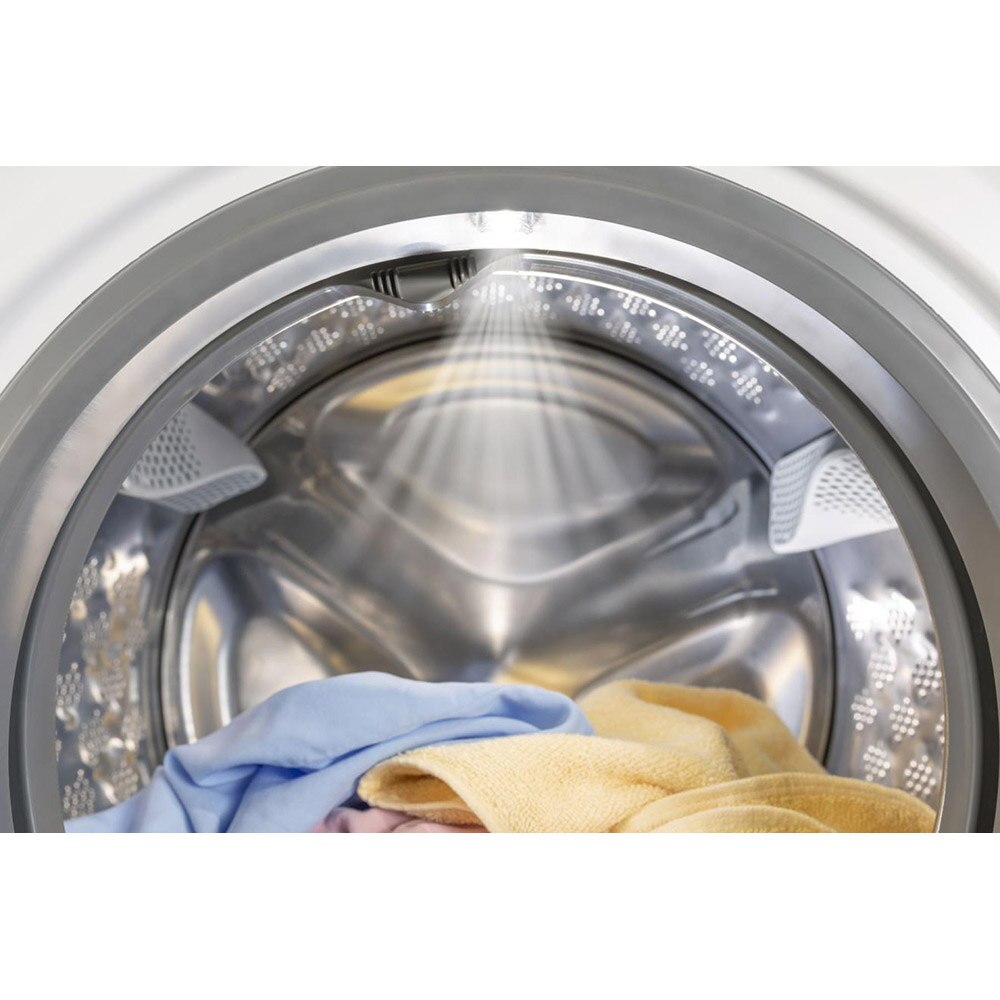 Masina de spalat rufe frontala GORENJE WNS94ATWIFI, SteamTech, 9 kg, 1400rpm, Clasa A, alb