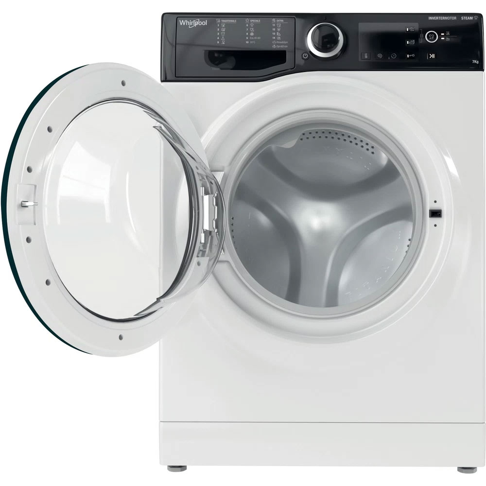 Masina de spalat rufe frontala slim WHIRLPOOL WRSB 7259 BB EU, 7 kg, 1200rpm, Clasa B, alb